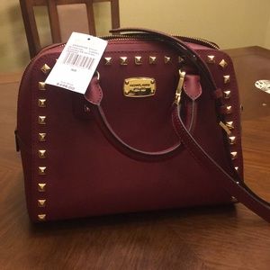 BRAND NEW Burgundy MICHAEL KORS bag